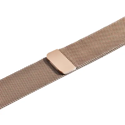 Metal mesh magnetic watch strap