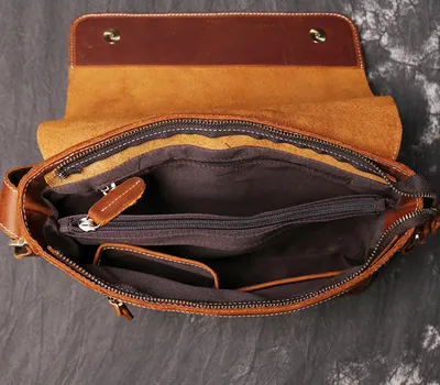 Vintage handmade men's shoulder slung
