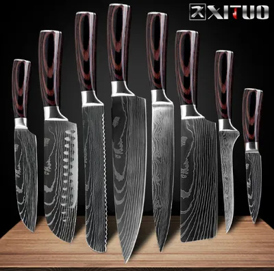 Carpenter's Special Set 6-piece Set 8-piece Set Knife Chef Knife Kitchen Knife Cooking