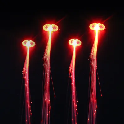 LED Flashing Hair Braid Glowing Luminescent Hairpin Hair Ornament Girls LED Novetly Toys New Year Party Christmas