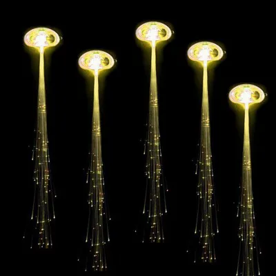 LED Flashing Hair Braid Glowing Luminescent Hairpin Hair Ornament Girls LED Novetly Toys New Year Party Christmas