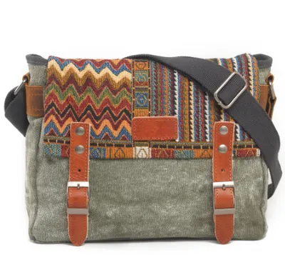 Vintage shoulder bag ethnic style
