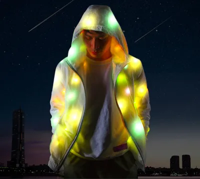Colorful LED light clothes