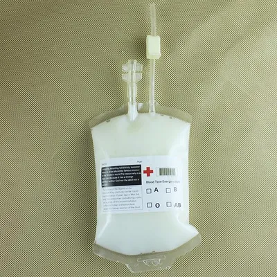 Transparent Food Grade PVC Drink Blood Bag Cosplay Pouches Props Halloween Party Decoration Supplies