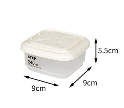 Food sealed cans can measure kitchen plastic transparent refrigerator storage box grain cereal storage box