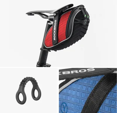 Bicycle bag tail bag seat tube bag large capacity