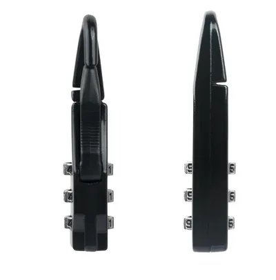 Zinc alloy saber silk screen cross code lock mini lock backpack padlock luggage padlock