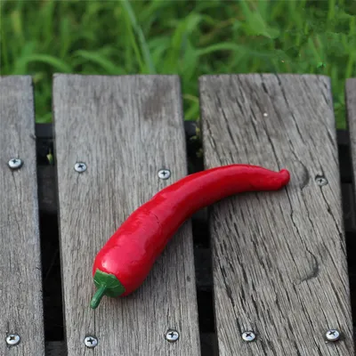 Artificial pepper fake long pepper model artificial fruit and vegetable home decoration crafts photography props