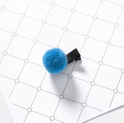 Korean candy color children's hair ball hair ring color tie hair band no seams do not hurt hair
