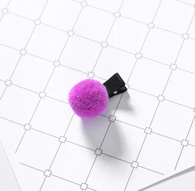 Korean candy color children's hair ball hair ring color tie hair band no seams do not hurt hair