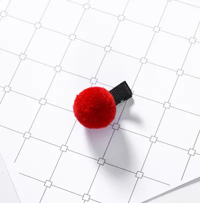Korean candy color children's hair ball hair ring color tie hair band no seams do not hurt hair