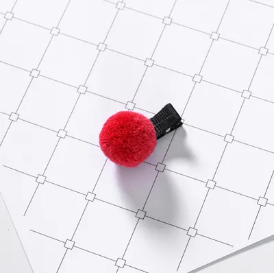 Korean candy color children's hair ball hair ring color tie hair band no seams do not hurt hair