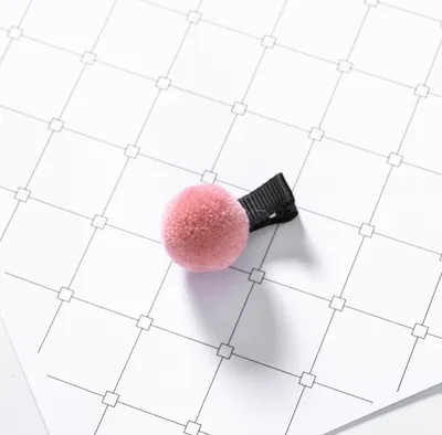 Korean candy color children's hair ball hair ring color tie hair band no seams do not hurt hair
