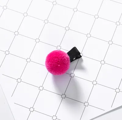 Korean candy color children's hair ball hair ring color tie hair band no seams do not hurt hair