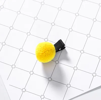 Korean candy color children's hair ball hair ring color tie hair band no seams do not hurt hair