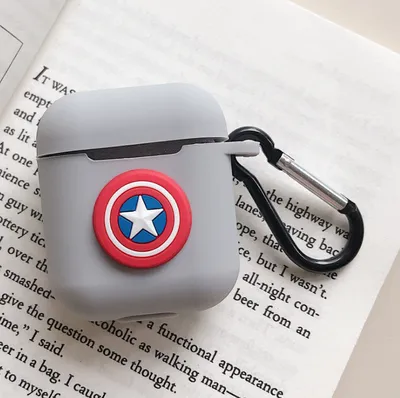Compatible with Apple, AirPods protective jacket cute cartoon silicone anti-falling earphone jacket Japanese Korean women''s key-clasp hanging rope