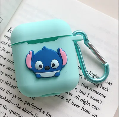 Compatible with Apple, AirPods protective jacket cute cartoon silicone anti-falling earphone jacket Japanese Korean women''s key-clasp hanging rope