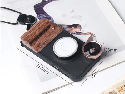 Mobile phone fill light lens phone case