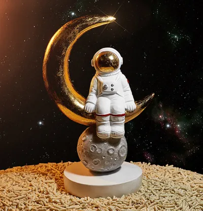 Creative Astronauts Crafts Resin Decoration Coffee Shop Music Bar Cabinet Soft Decorations