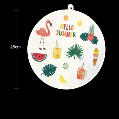 Christmas round placemat