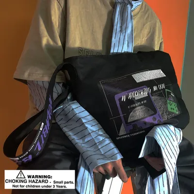 Hip-hop semicircular diagonal cross bag