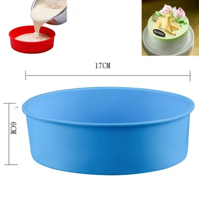 Round Silicone Cake Pan Baking Mold