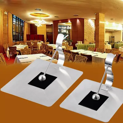 Silver square paper towel holder