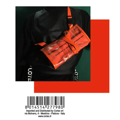 Bomber jacket hip hop stitching small bag