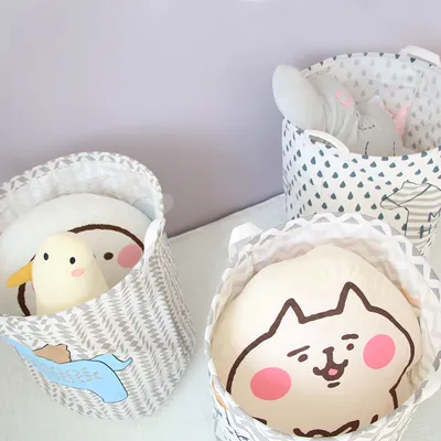 Cotton and linen storage barrel
