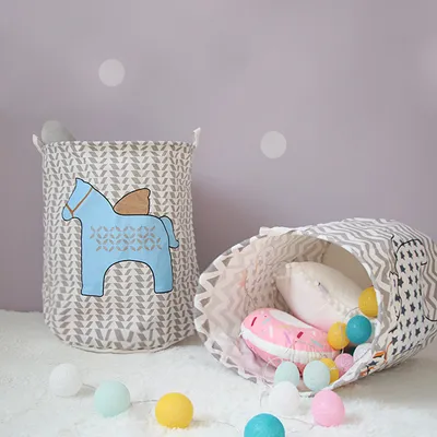 Cotton and linen storage barrel