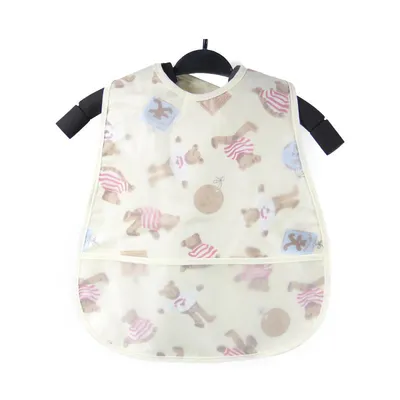 Baby eating bib girl baby waterproof children male painting apron