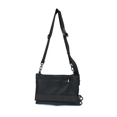 Large capacity nylon shoulder bag