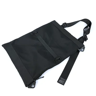 Large capacity nylon shoulder bag