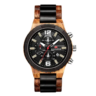 Men's wooden watch