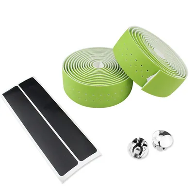 Wear-resistant anti-skid road handlebar with bicycle strap