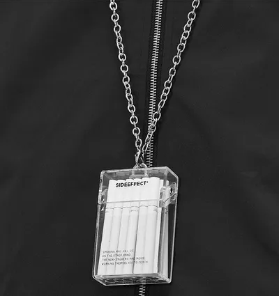 Acrylic Transparent Cigarette Case Diagonal Package