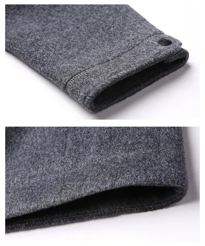 Winter new men's short woolen coat stand collar