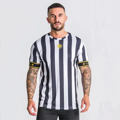 Stripe black white