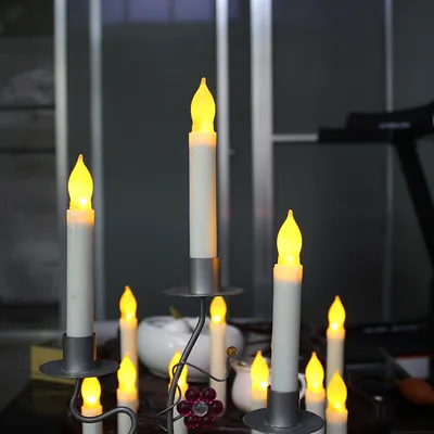 ضوء شمعة LED وامض