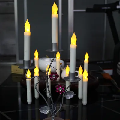 ضوء شمعة LED وامض