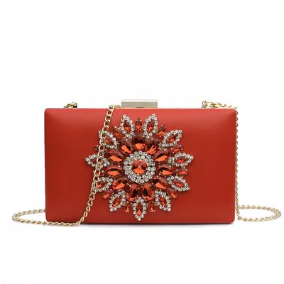 Chain bag with one shoulder slung bag