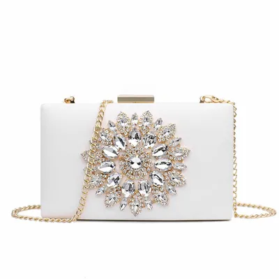 Chain bag with one shoulder slung bag