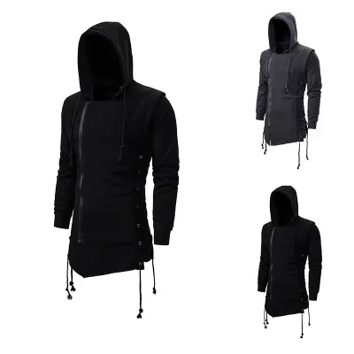 Plus Size Men's Hooded Loose Jacket