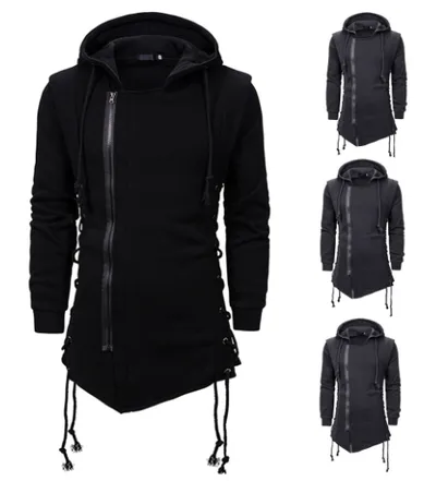 Plus Size Men's Hooded Loose Jacket