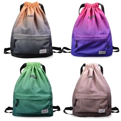 Drawstring bag travel backpack men and women waterproof