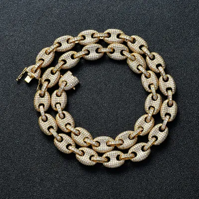 Pig nose chain for men