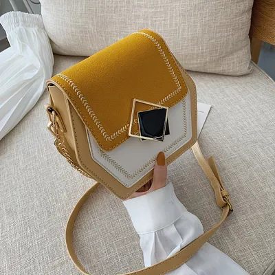 Matte leather shoulder bag
