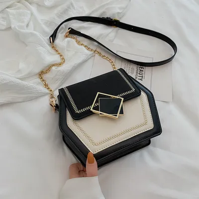 Matte leather shoulder bag