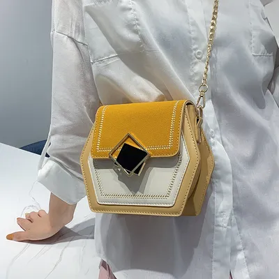 Matte leather shoulder bag