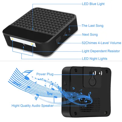 Solar-powered wireless doorbell